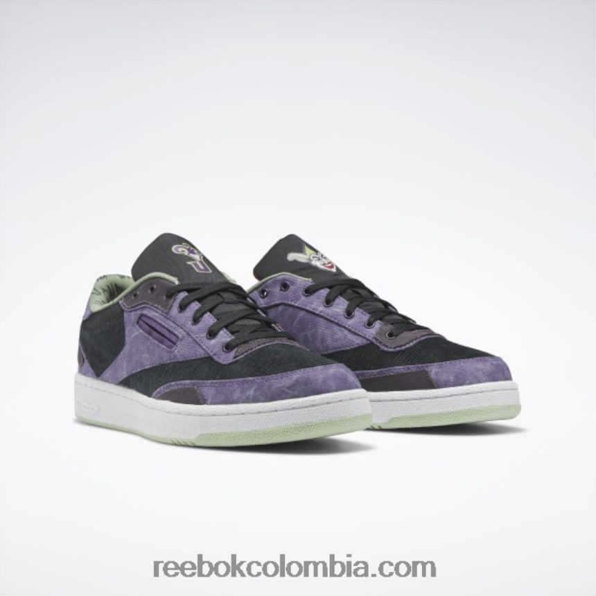 tono morado/blanco espíritu/verde vintage zapatos dc club c 85 Reebok D260LP95