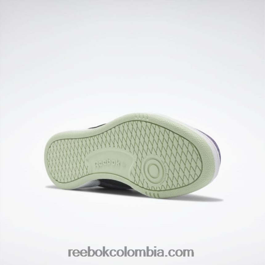 tono morado/blanco espíritu/verde vintage zapatos dc club c 85 Reebok D260LP95