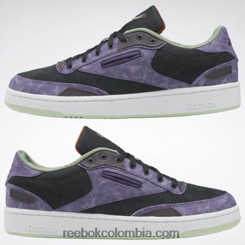 tono morado/blanco espíritu/verde vintage zapatos dc club c 85 Reebok D260LP95