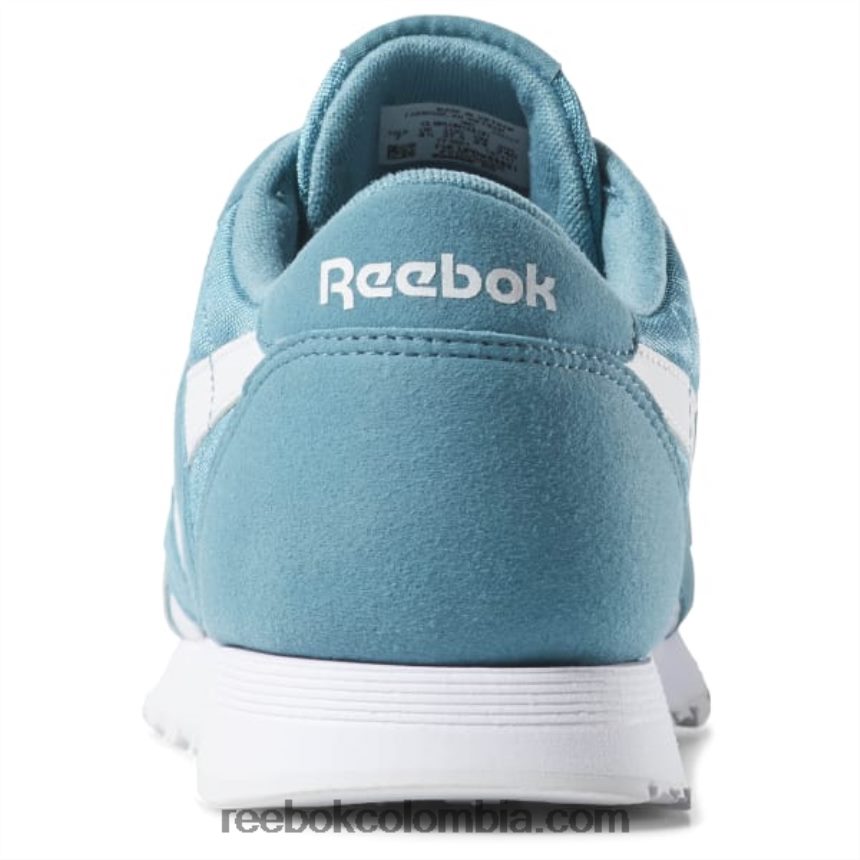 turquesa/blanco zapatos clasicos color nylon Reebok D260LP955