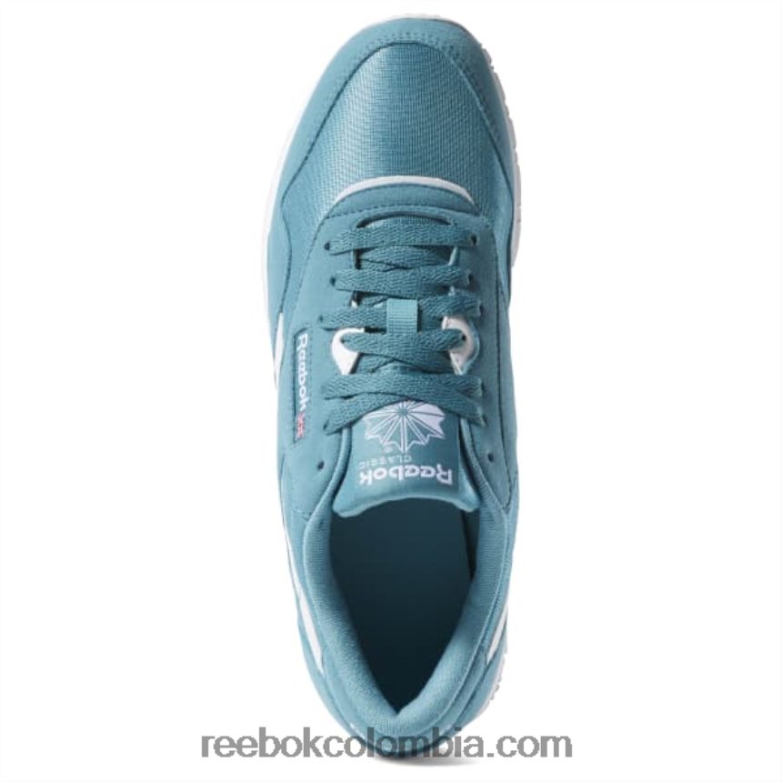 turquesa/blanco zapatos clasicos color nylon Reebok D260LP955