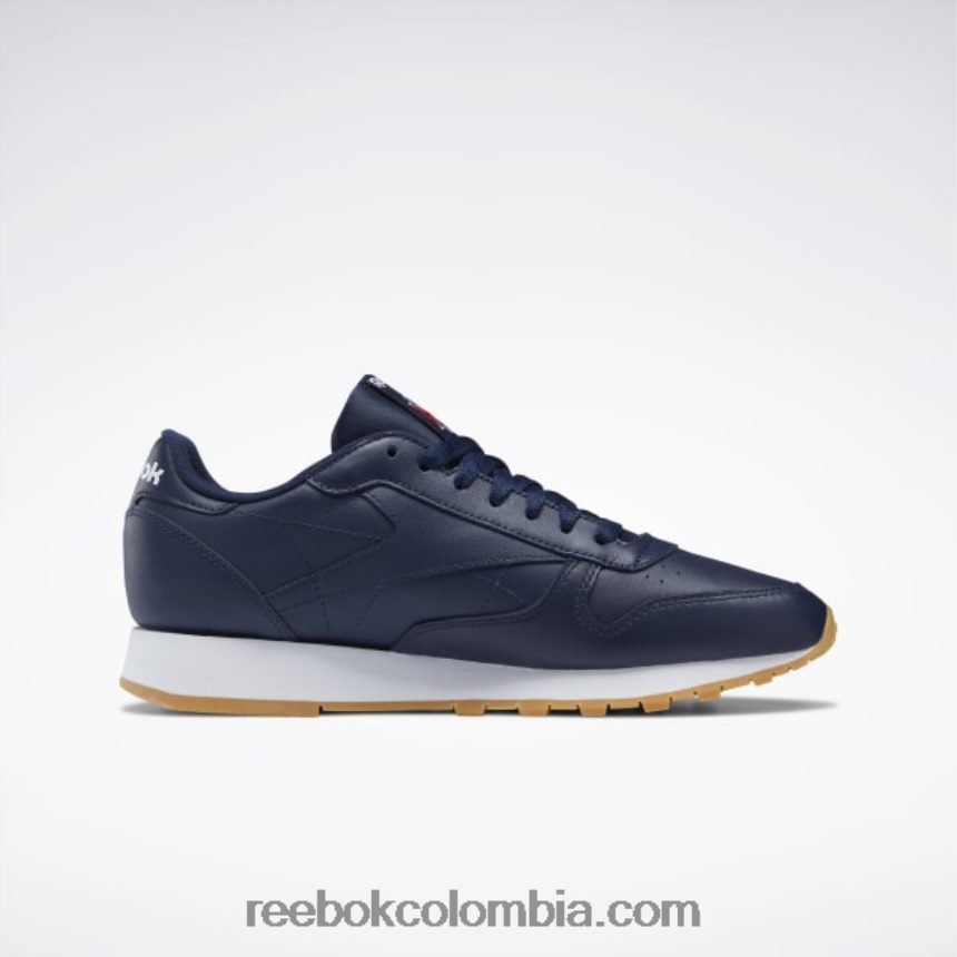 vector azul marino/ftwr blanco/reebok rubber gum-03 zapatos de cuero clasicos Reebok D260LP105