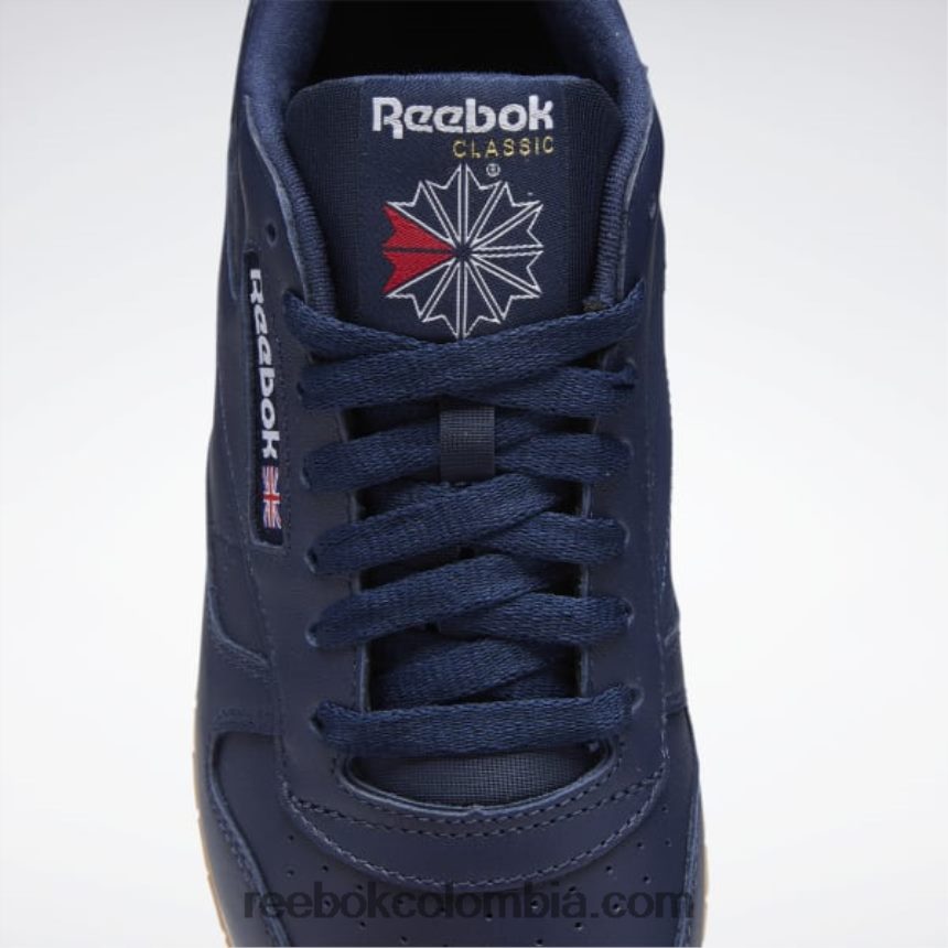 vector azul marino/ftwr blanco/reebok rubber gum-03 zapatos de cuero clasicos Reebok D260LP105