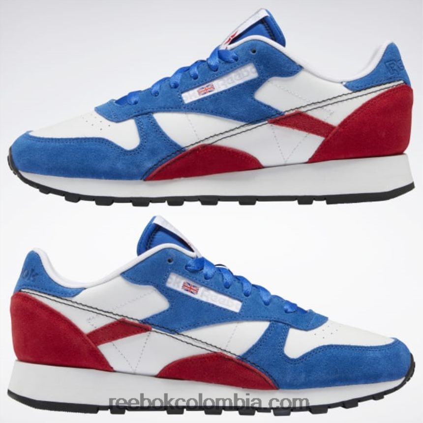 vector azul/vector rojo/ftwr blanco cuero clásico hazlo tuyo zapatos Reebok D260LP88