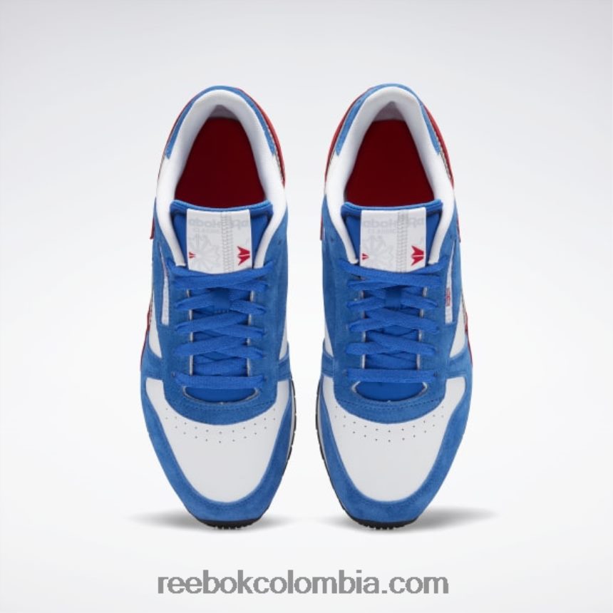 vector azul/vector rojo/ftwr blanco cuero clásico hazlo tuyo zapatos Reebok D260LP88