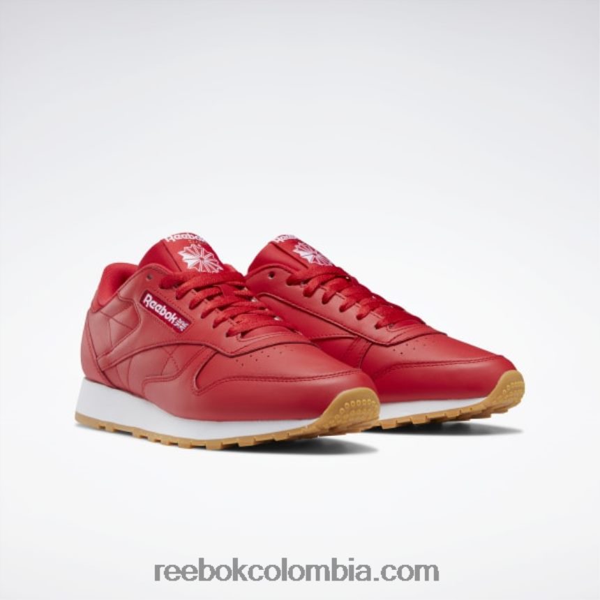 vector rojo/ftwr blanco/reebok rubber gum-03 zapatos de cuero clasicos Reebok D260LP126
