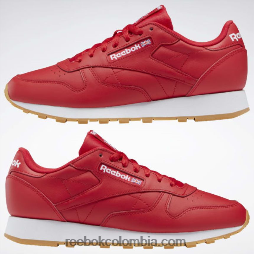 vector rojo/ftwr blanco/reebok rubber gum-03 zapatos de cuero clasicos Reebok D260LP126