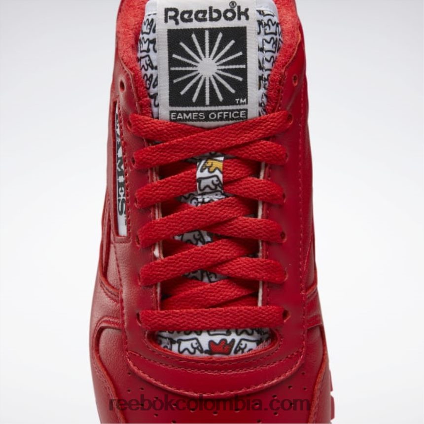 vector rojo/núcleo negro zapatos de cuero clásicos eames Reebok D260LP486