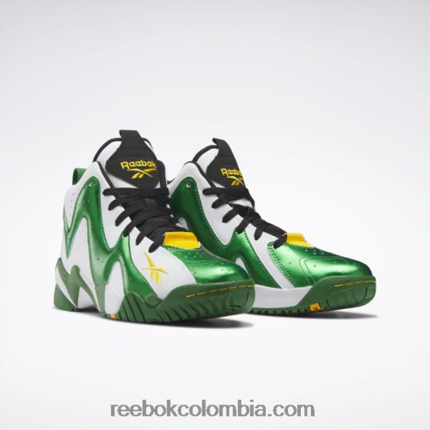 verde cañada/ftwr blanco/núcleo negro zapatillas de baloncesto hurrikaze ii Reebok D260LP149