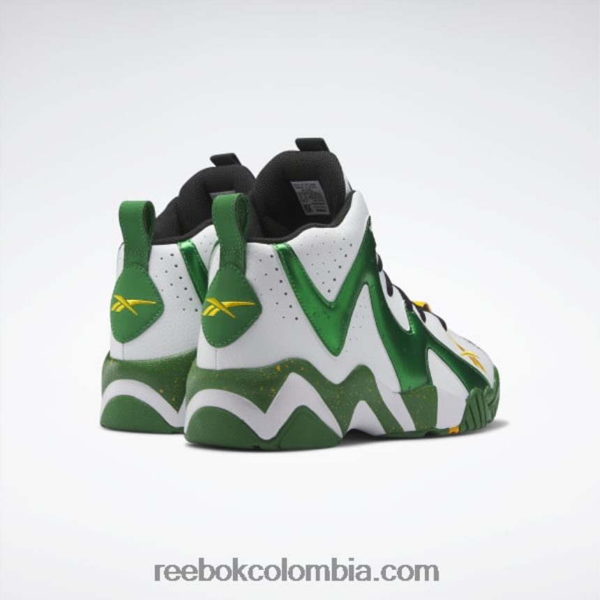 verde cañada/ftwr blanco/núcleo negro zapatillas de baloncesto hurrikaze ii Reebok D260LP149