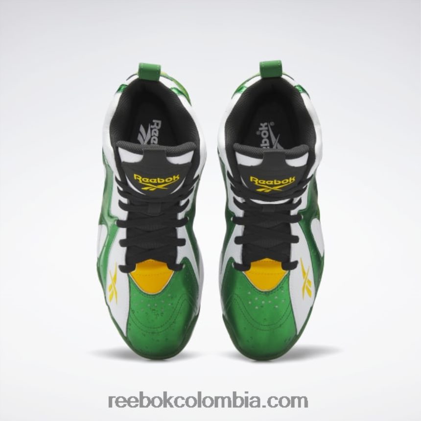 verde cañada/ftwr blanco/núcleo negro zapatillas de baloncesto hurrikaze ii Reebok D260LP149