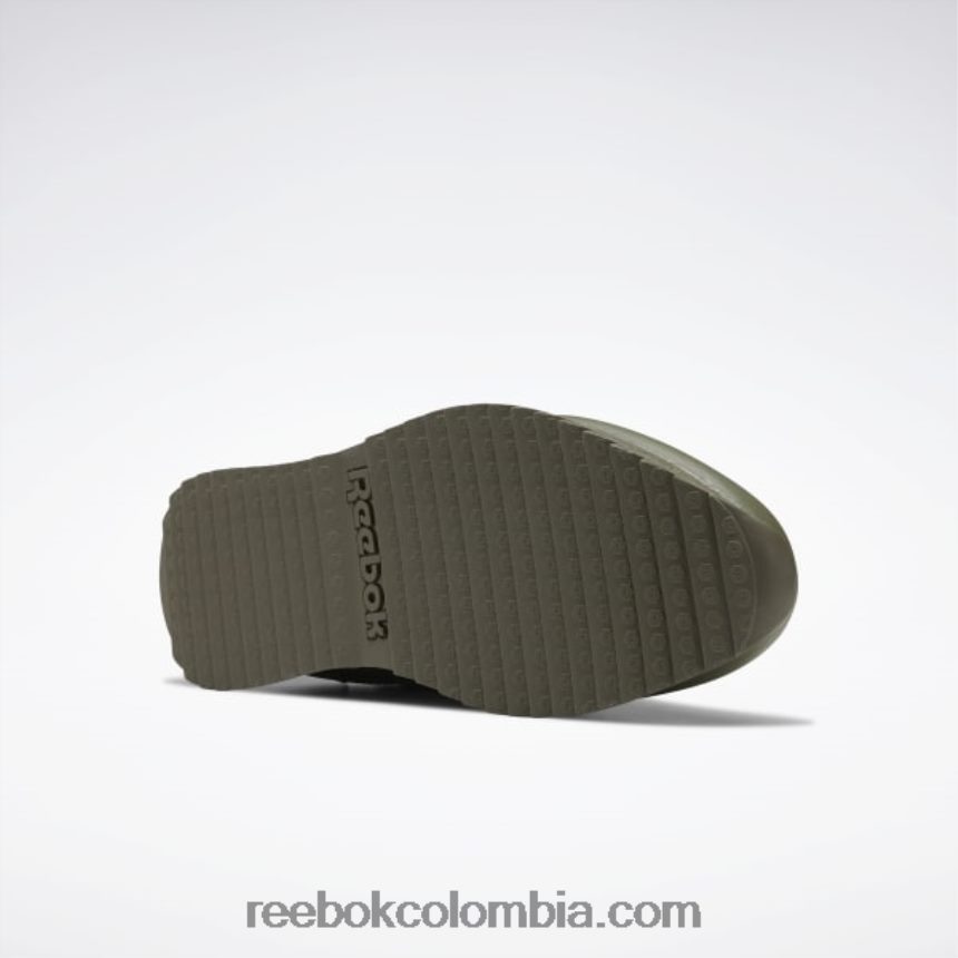 verde cazador/gris puro 3/verde militar zapatos clásicos de cuero ondulado Reebok D260LP238