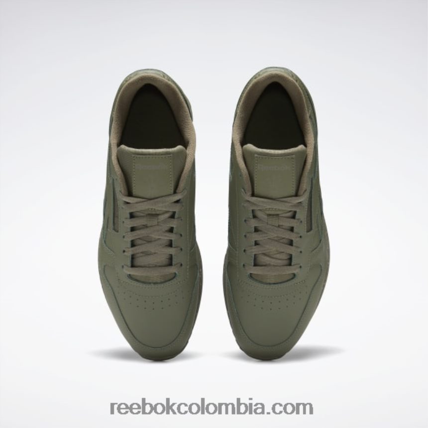 verde cazador/gris puro 3/verde militar zapatos clásicos de cuero ondulado Reebok D260LP238