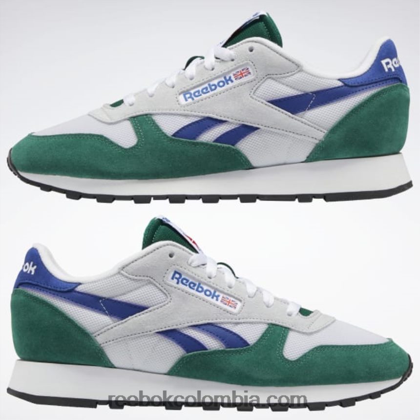 verde oscuro/blanco ftwr/cobalto clásico cuero clásico hazlo tuyo zapatos Reebok D260LP31