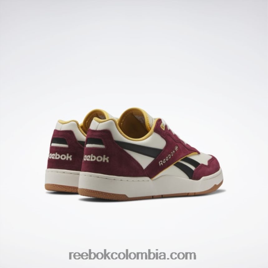 vintage chalk s23-r/borgoña clásico/negro zapatillas de baloncesto bb 4000 ii Reebok D260LP143