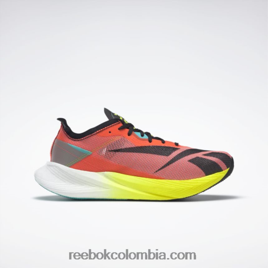 bengala naranja/lila infundido/amarillo ácido zapatos para correr floatride energy x Reebok D260LP271