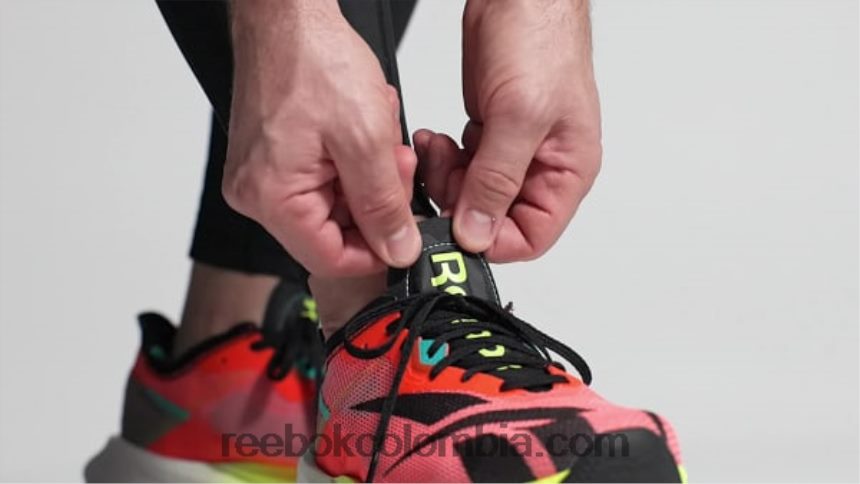 bengala naranja/lila infundido/amarillo ácido zapatos para correr floatride energy x Reebok D260LP271