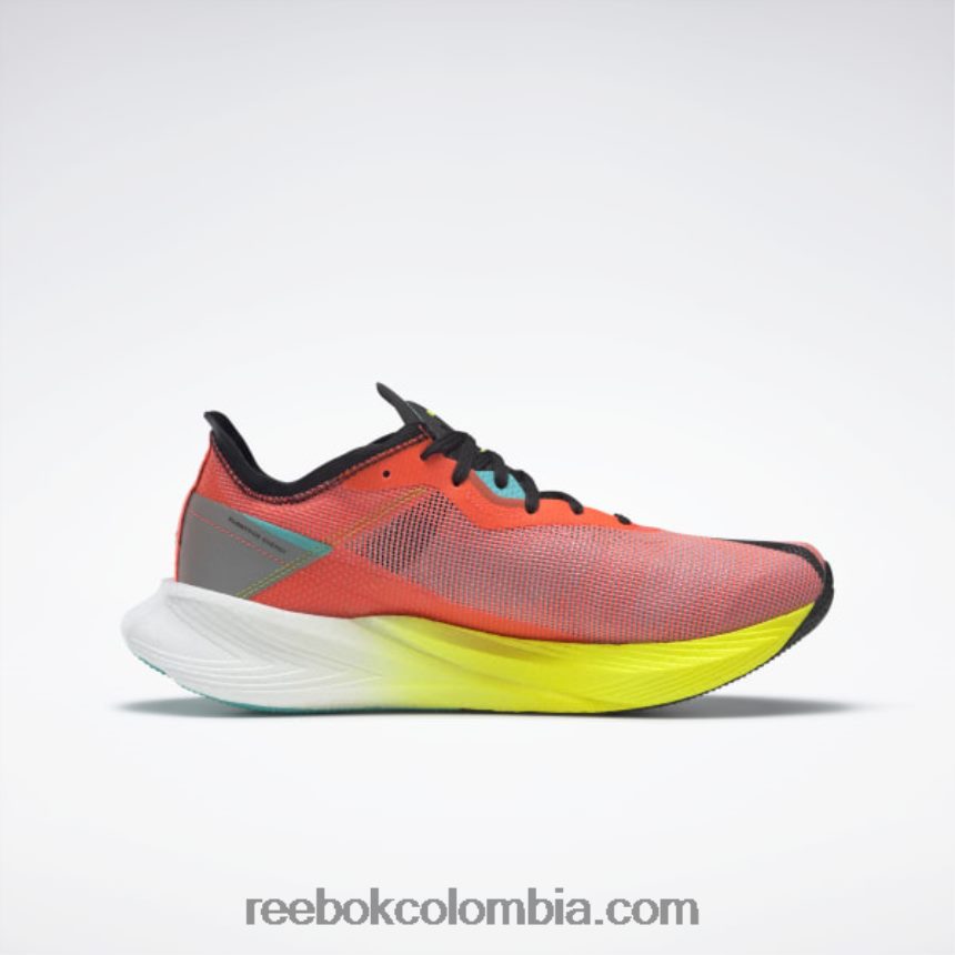 bengala naranja/lila infundido/amarillo ácido zapatos para correr floatride energy x Reebok D260LP271