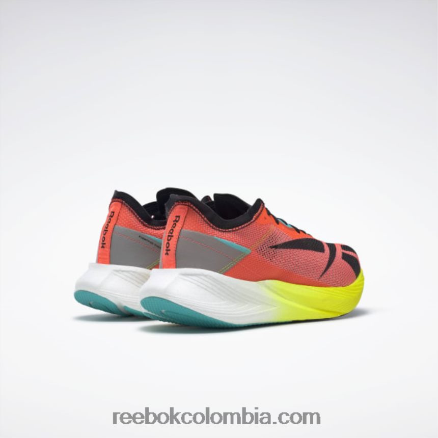 bengala naranja/lila infundido/amarillo ácido zapatos para correr floatride energy x Reebok D260LP271