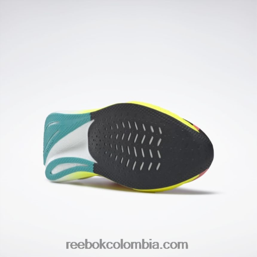 bengala naranja/lila infundido/amarillo ácido zapatos para correr floatride energy x Reebok D260LP271