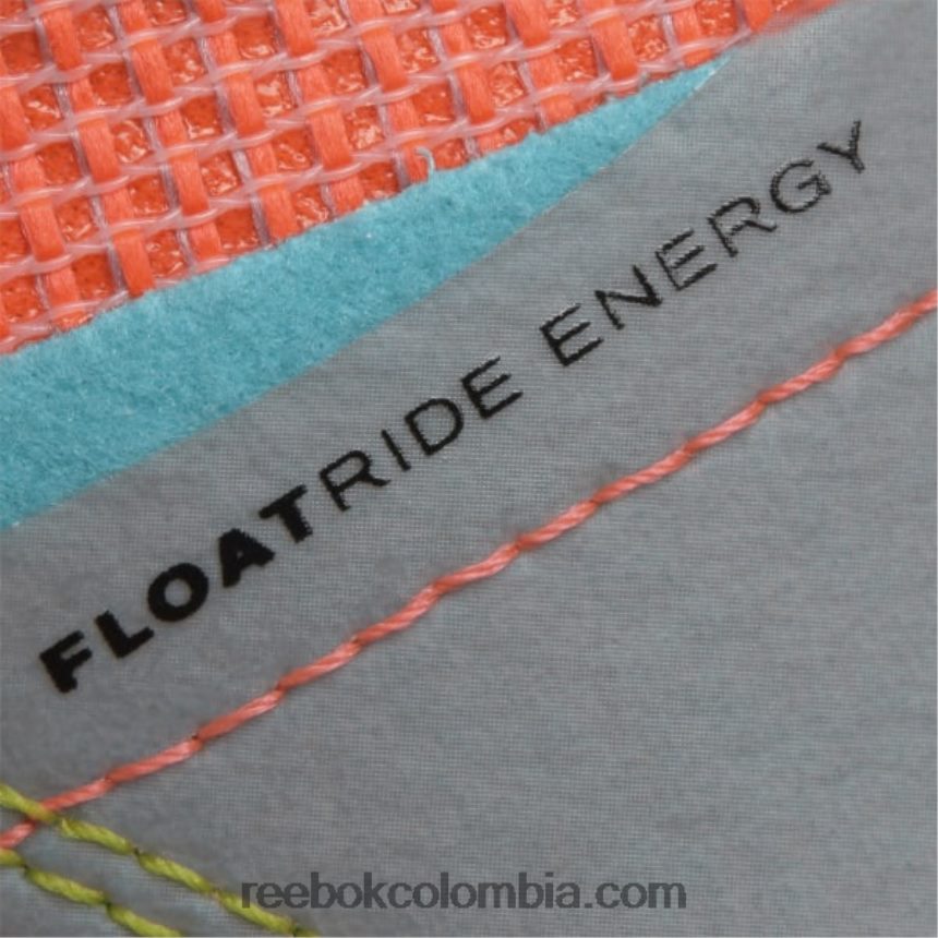 bengala naranja/lila infundido/amarillo ácido zapatos para correr floatride energy x Reebok D260LP271