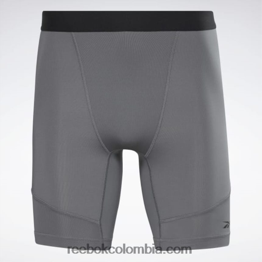 hombres gris frio 6 calzoncillos de compresión Reebok D260LP1365