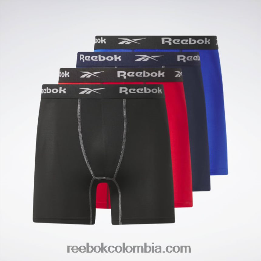 hombres multi Pack de 4 calzoncillos bóxer de alto rendimiento Reebok D260LP1127