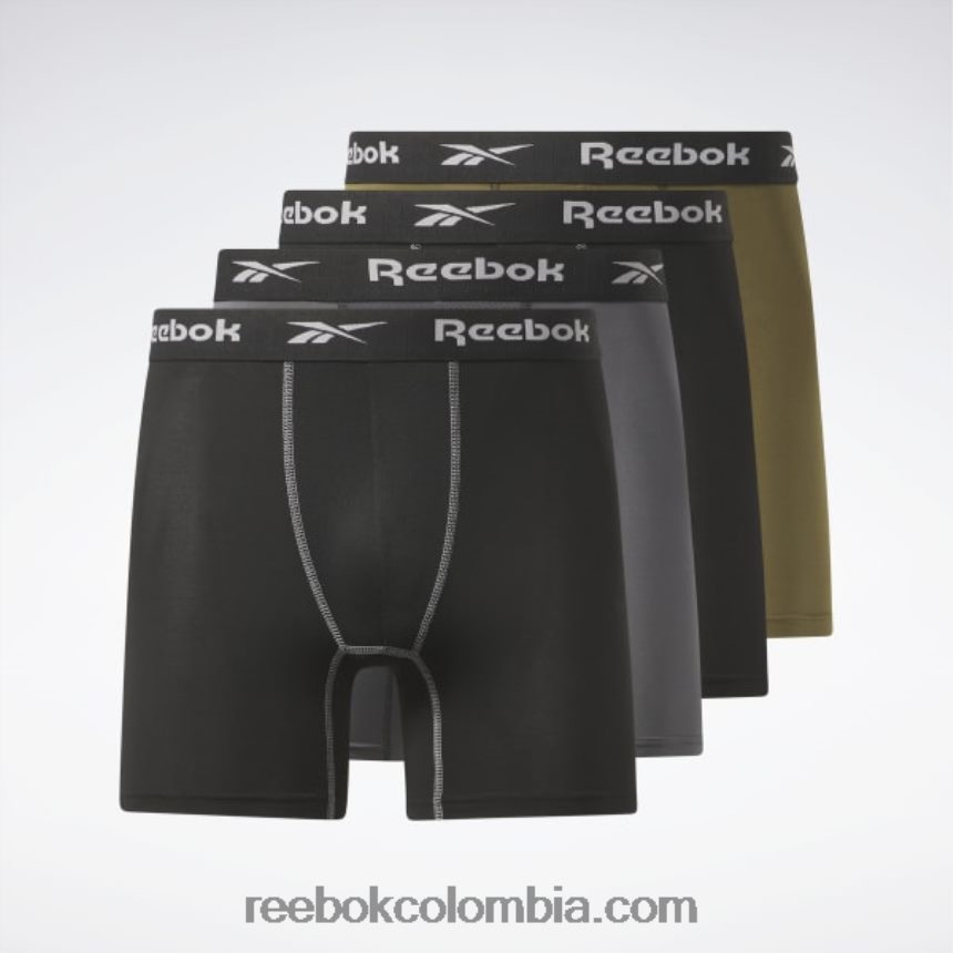 hombres multi Pack de 4 calzoncillos bóxer de alto rendimiento Reebok D260LP1162