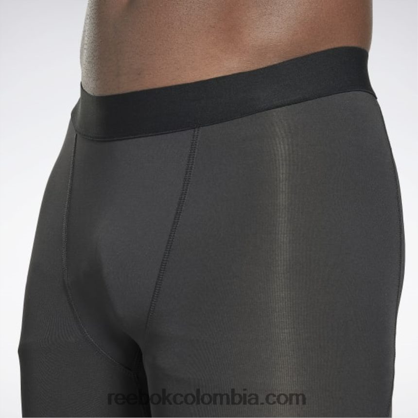 hombres noche negra calzoncillos de compresión Reebok D260LP1360