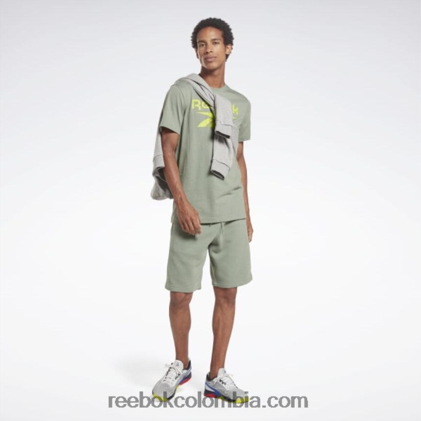 hombres armonía verde pantalones cortos de identidad Reebok D260LP1236