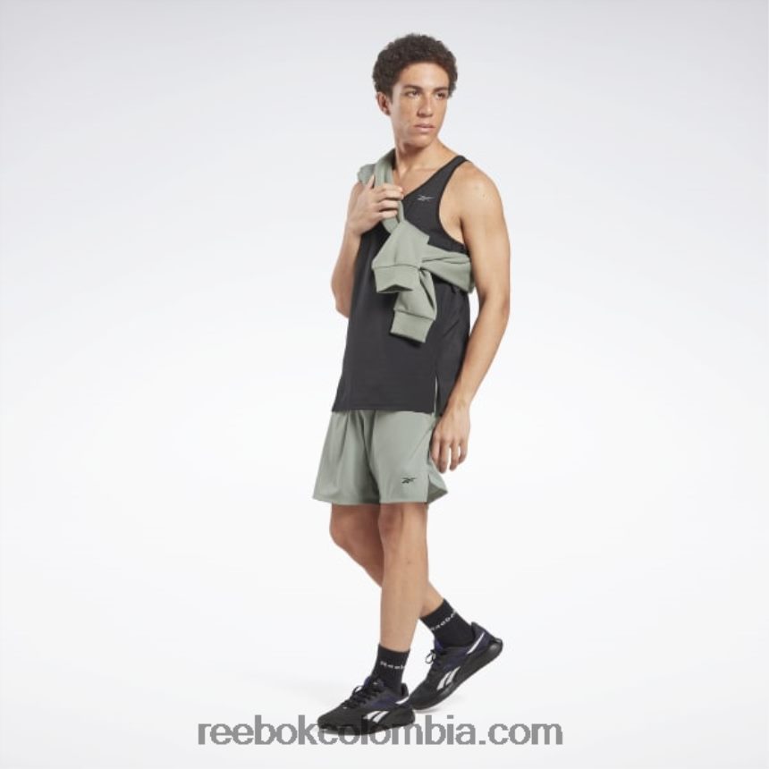 hombres armonía verde pantalones cortos de velocidad 3.0 Reebok D260LP1249