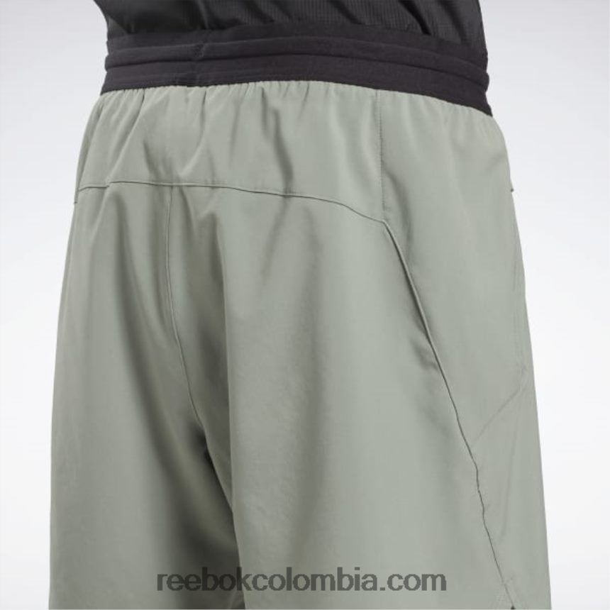 hombres armonía verde pantalones cortos de velocidad 3.0 Reebok D260LP1249