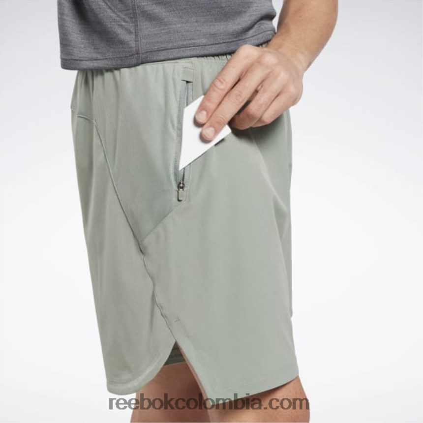 hombres armonía verde pantalones cortos fuerza 3.0 Reebok D260LP1291