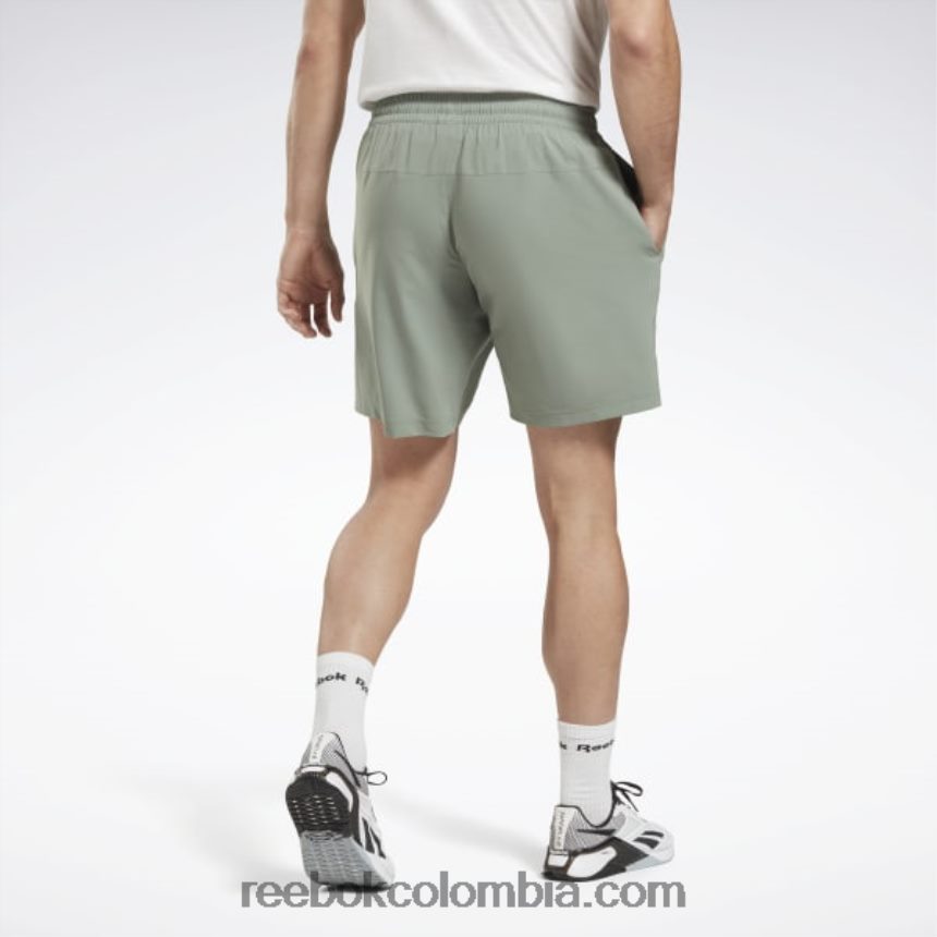 hombres armonía verde pantalones cortos listos para entrenar Reebok D260LP1109