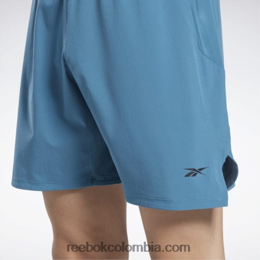 hombres azul acero s23-r pantalones cortos fuerza 3.0 Reebok D260LP1314