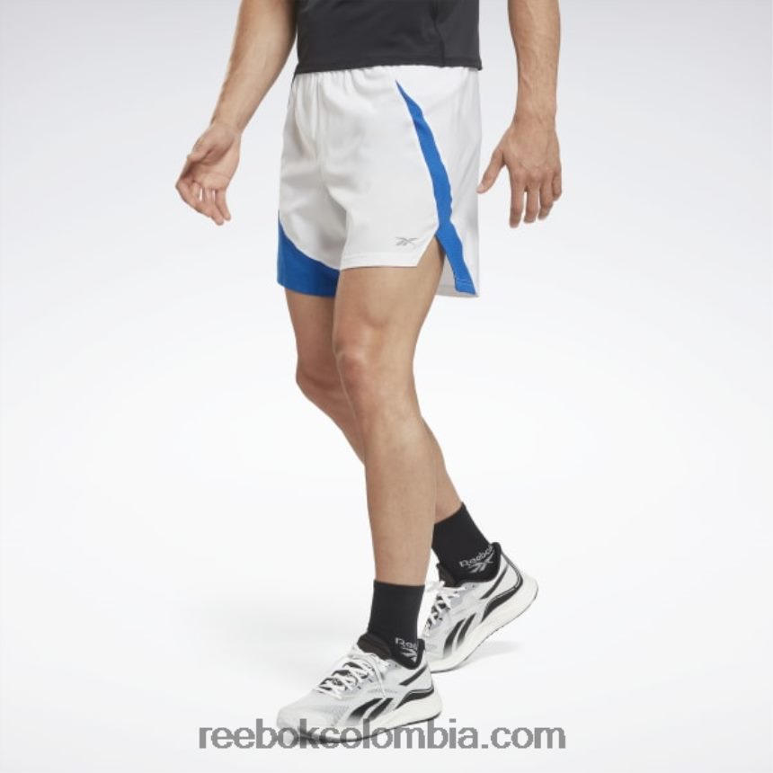 hombres blanco Pantalones cortos para correr Reebok D260LP1290