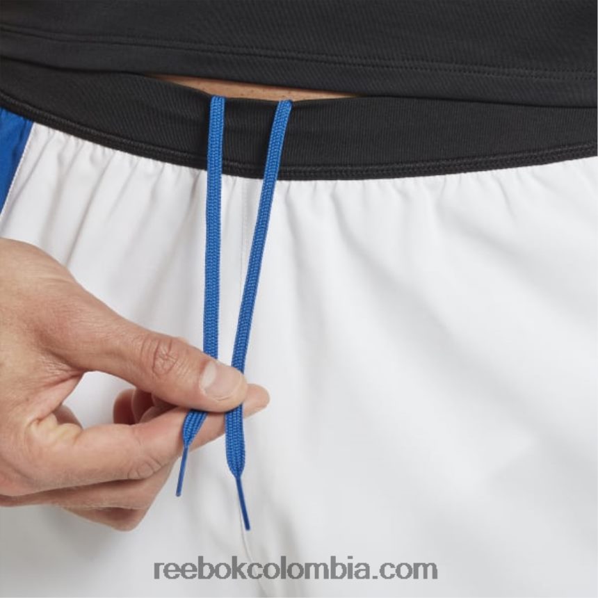 hombres blanco Pantalones cortos para correr Reebok D260LP1290
