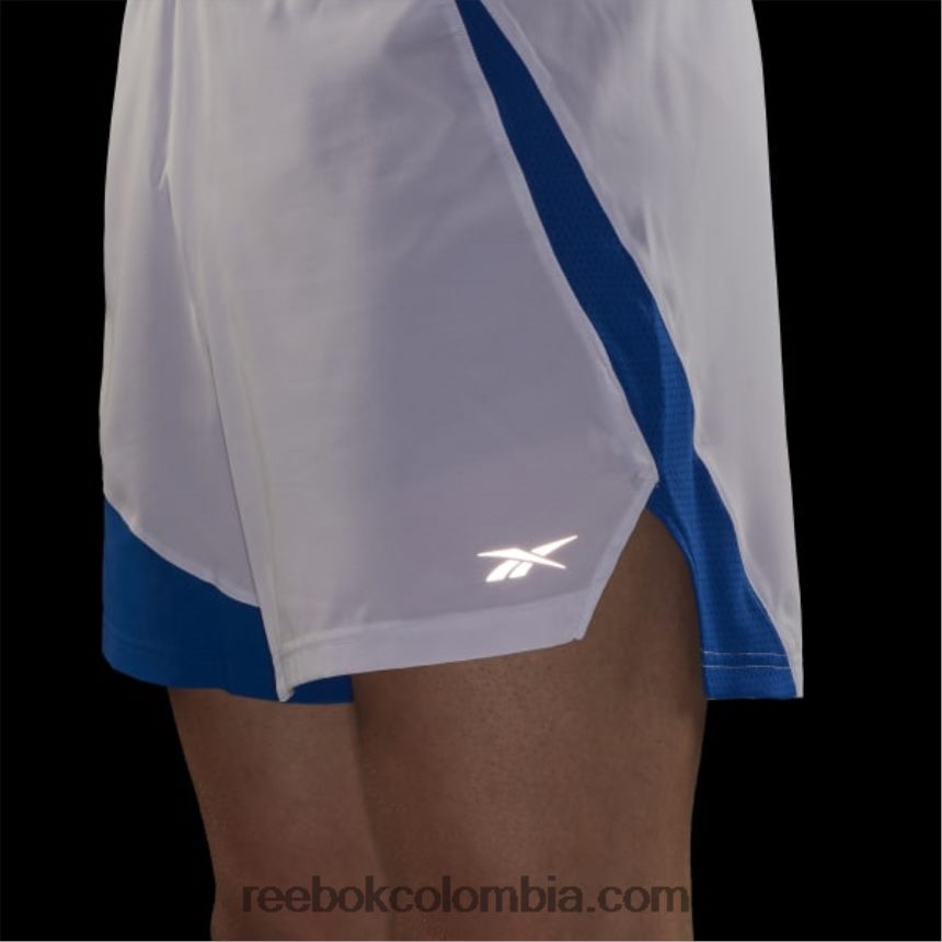 hombres blanco Pantalones cortos para correr Reebok D260LP1290