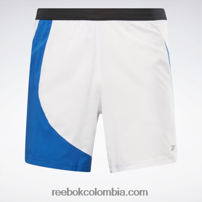 hombres blanco Pantalones cortos para correr Reebok D260LP1290