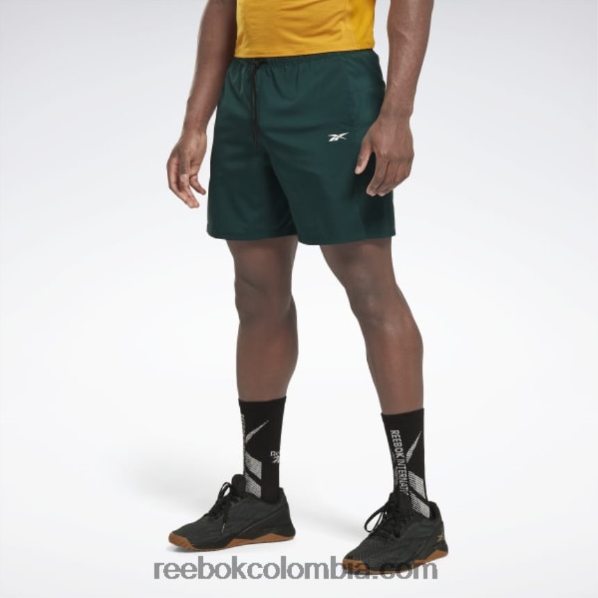 hombres bosque verde pantalones cortos de velocidad 2.0 Reebok D260LP1213