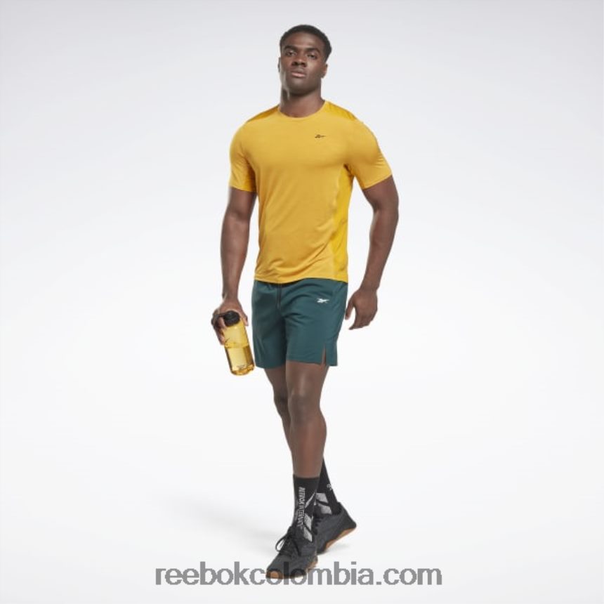 hombres bosque verde pantalones cortos de velocidad 2.0 Reebok D260LP1213