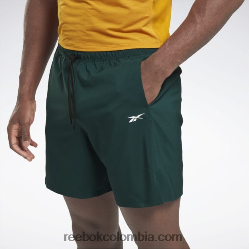 hombres bosque verde pantalones cortos de velocidad 2.0 Reebok D260LP1213