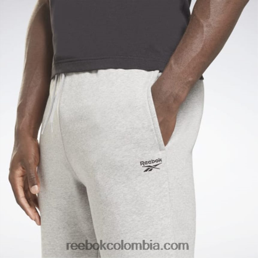 hombres brezo gris medio pantalones cortos de identidad Reebok D260LP1330
