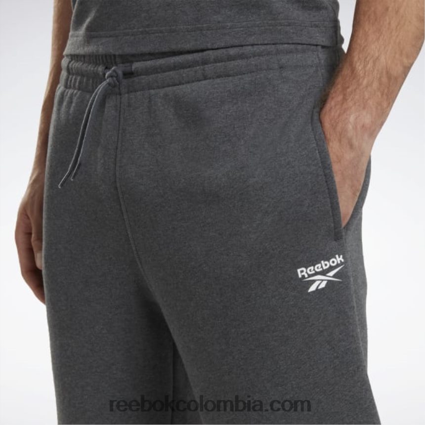 hombres brezo gris oscuro pantalones cortos de identidad Reebok D260LP1203