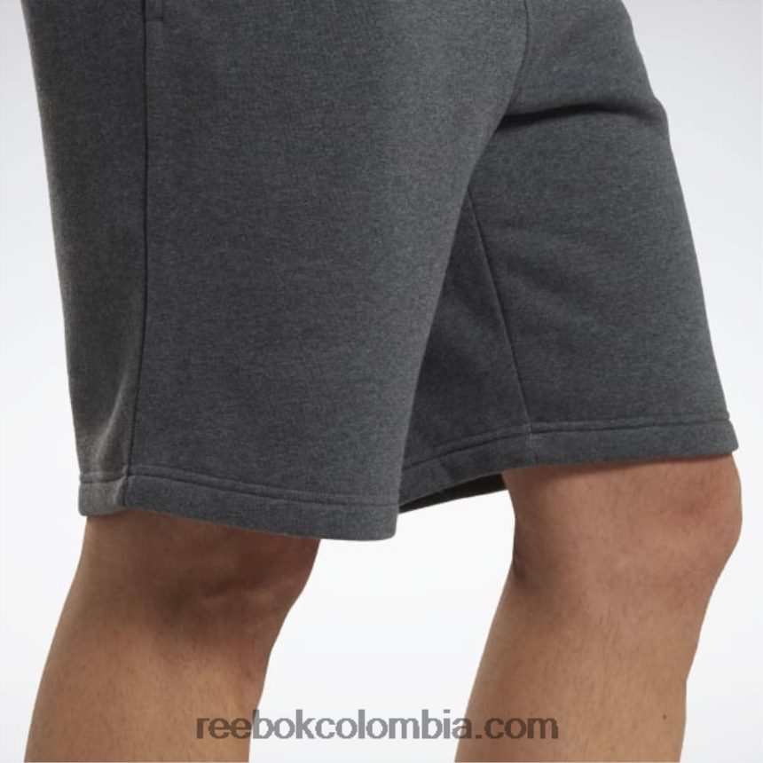 hombres brezo gris oscuro pantalones cortos de identidad Reebok D260LP1203