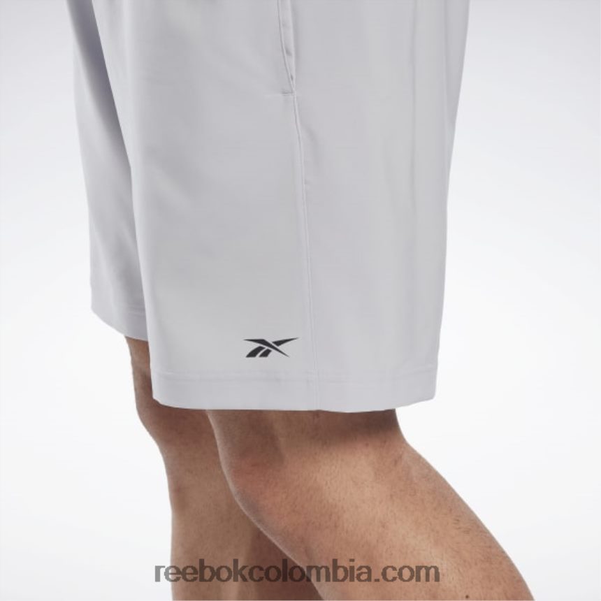 hombres gris puro 3 pantalones cortos listos para entrenar Reebok D260LP1096