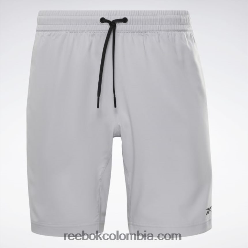 hombres gris puro 3 pantalones cortos listos para entrenar Reebok D260LP1096