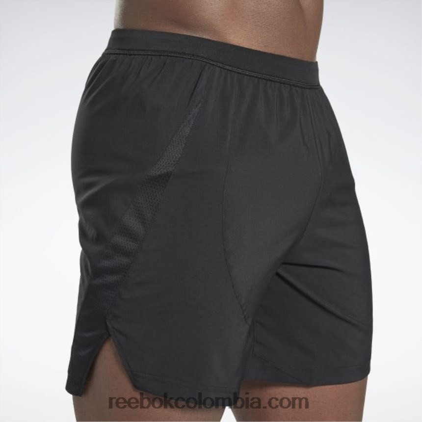hombres negro Pantalones cortos para correr Reebok D260LP1176