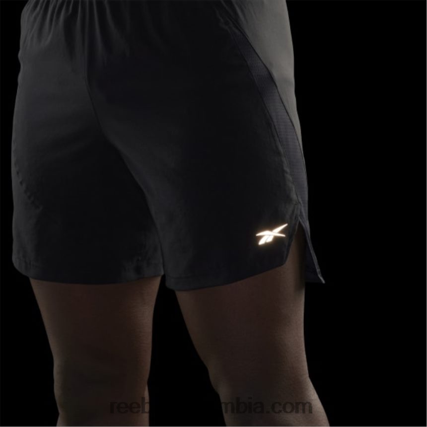 hombres negro Pantalones cortos para correr Reebok D260LP1176