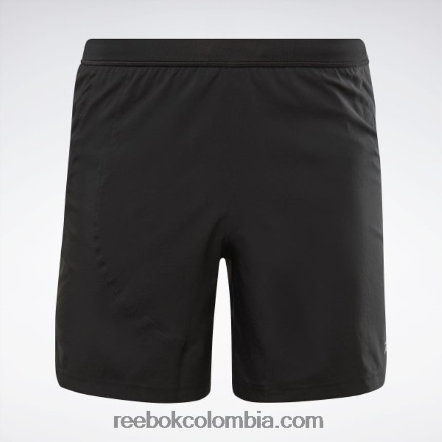 hombres negro Pantalones cortos para correr Reebok D260LP1176